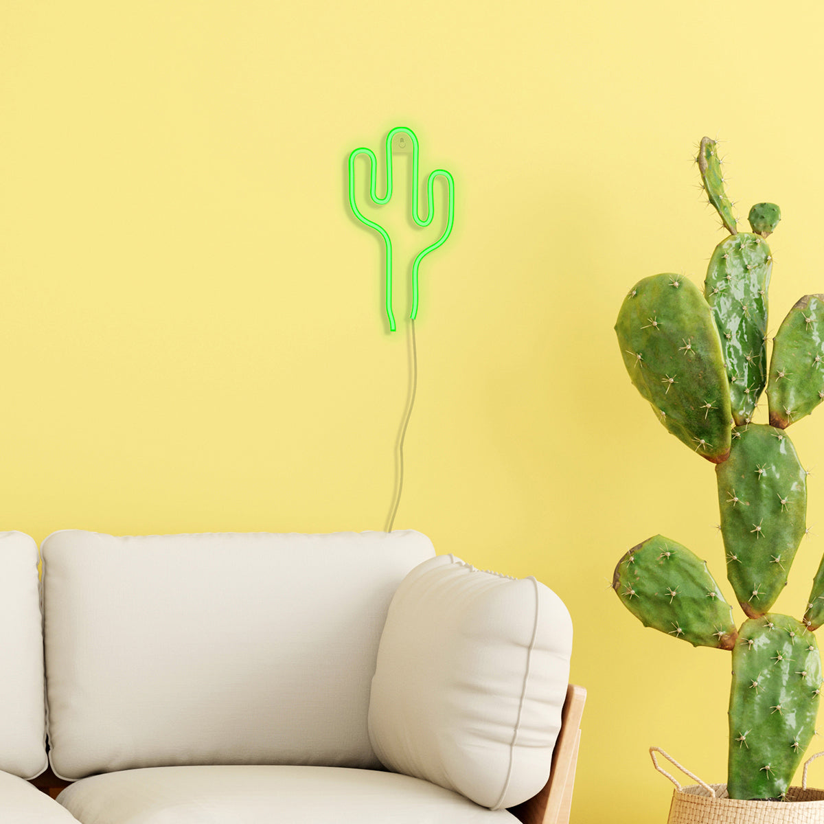 "Cactus" LED Sign
